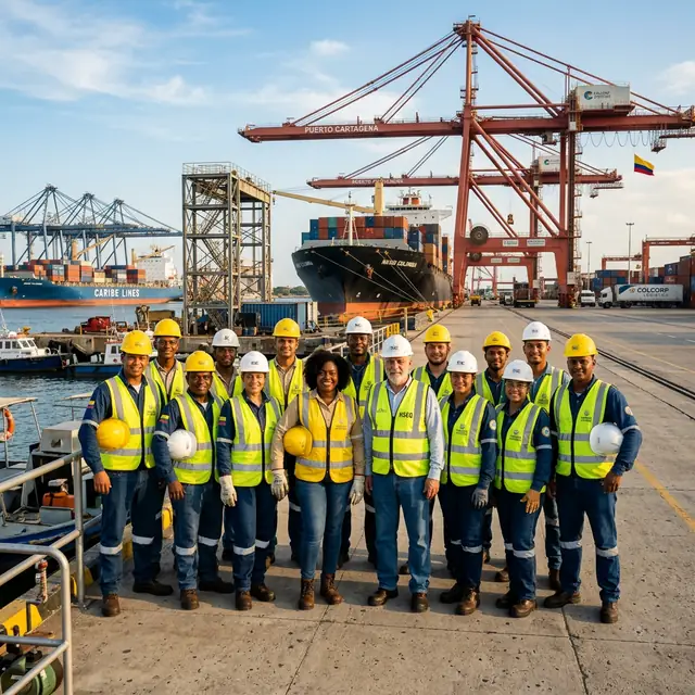 Equipo profesional de CMP SAS en Cartagena - especialistas en sandblasting y recubrimientos